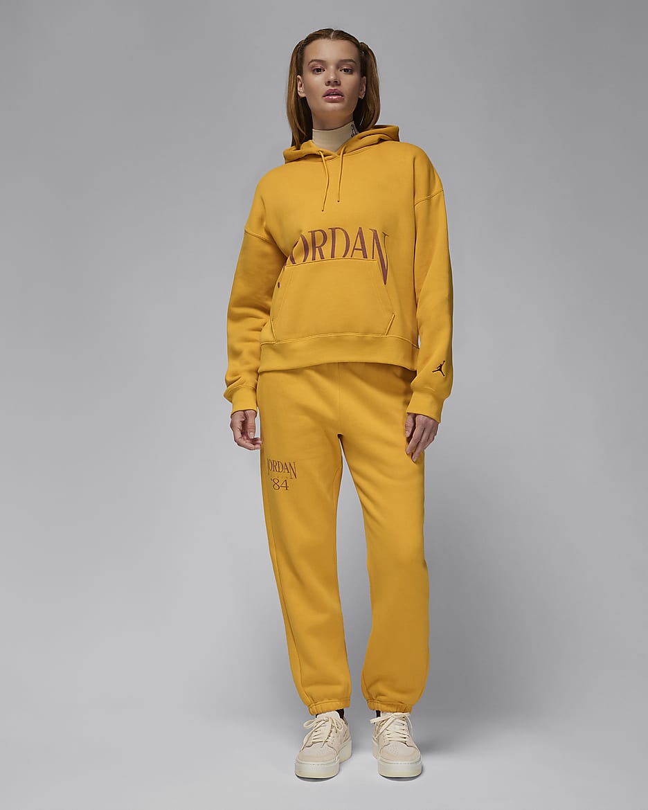 Pantalon en tissu Fleece Jordan Brooklyn pour femme. Nike LU